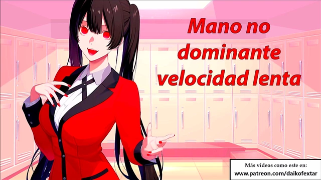 Spanish Hentai Roleplay – Kakegurui Jerk-Off Challenge With Fast Handjob & FemDom Joi Instructions