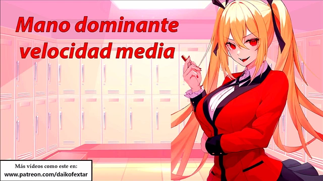 Spanish Hentai Roleplay – Kakegurui Jerk-Off Challenge With Fast Handjob & FemDom Joi Instructions