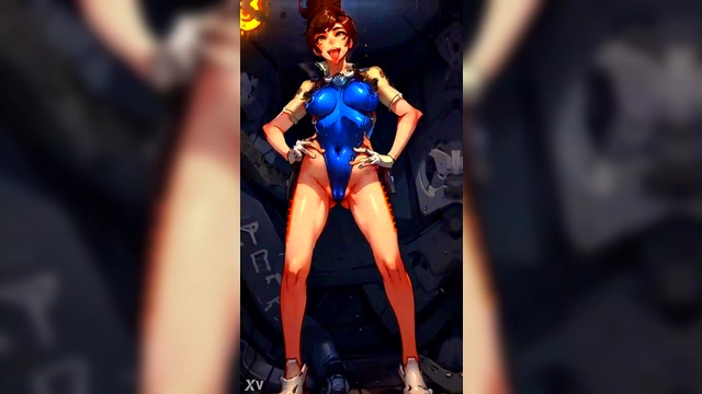 Sexy D.Va AI Dance With Ahegao Expressions In DarkerMakker123 Anime Style