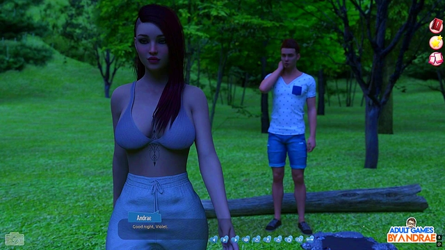 Violet's Busty 3D Hentai Adventure – Blowjob, Threesome, & HugeCumshot Creampie