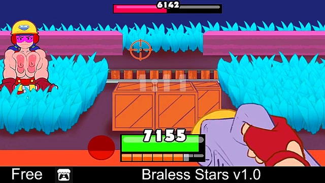 Braless Anime Starlets Seduce in Erotic Shooter Adventure