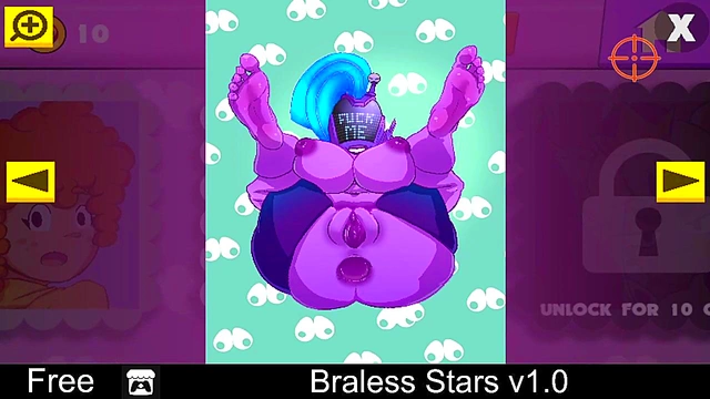 Braless Anime Starlets Seduce in Erotic Shooter Adventure