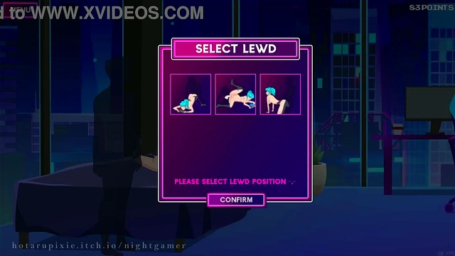 Cute Nightgamer Girl With Socks Enjoying Erotic Anime Action