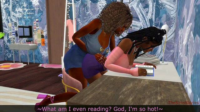 Horny Lesbian Teacher Seduces Student for Hot Desk Sex & Scissoring Fun