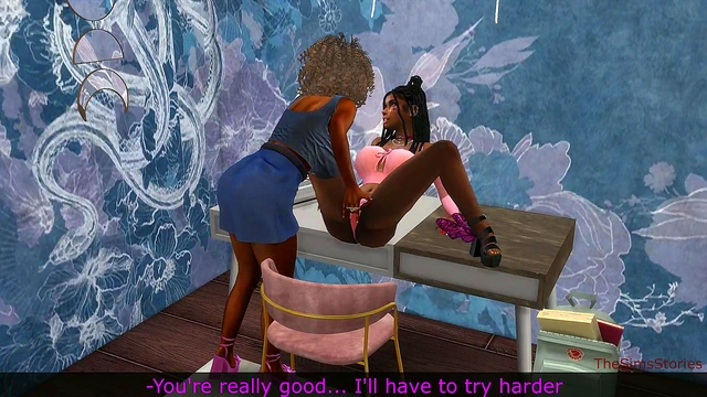 Horny Lesbian Teacher Seduces Student for Hot Desk Sex & Scissoring Fun