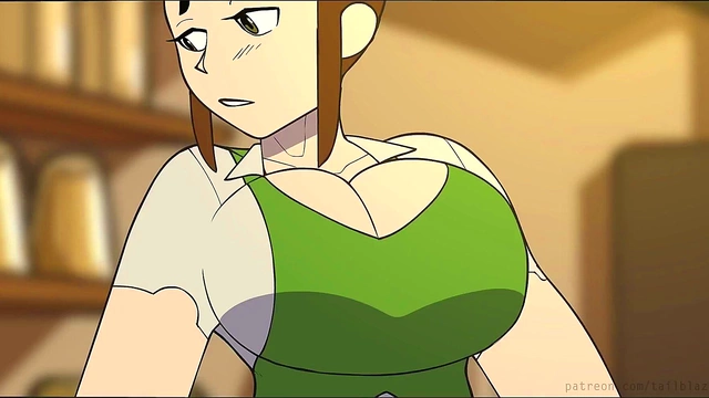 Horny Bombshell Baristas With Big Asses & Tits Seduce Gamer Customers