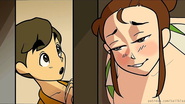 Horny Bombshell Baristas With Big Asses & Tits Seduce Gamer Customers