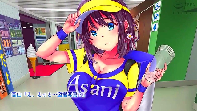 Cute Japanese Beer Vendor Gives Hardcore Blowjob In 7-Day Hentai Adventure