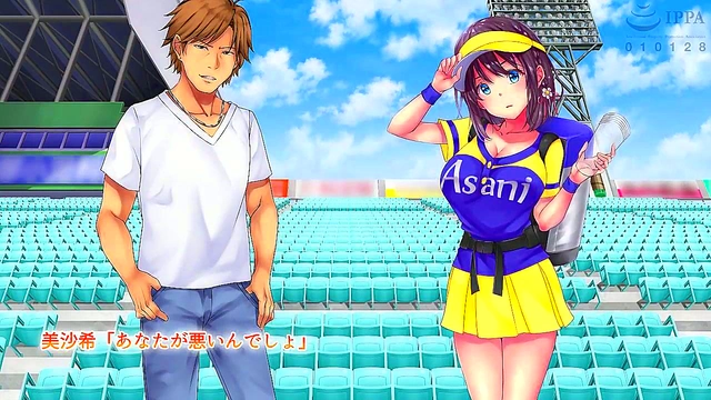 Cute Japanese Beer Vendor Gives Hardcore Blowjob In 7-Day Hentai Adventure