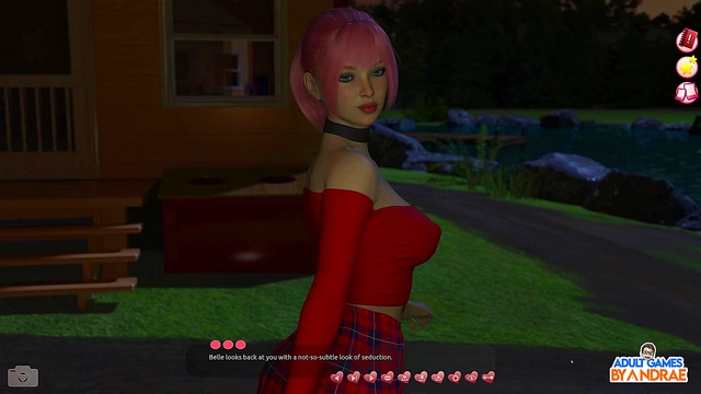 Cute Anime Babe Gets Fucked Hard By The Dock With Busty Action & Huge Cumshots