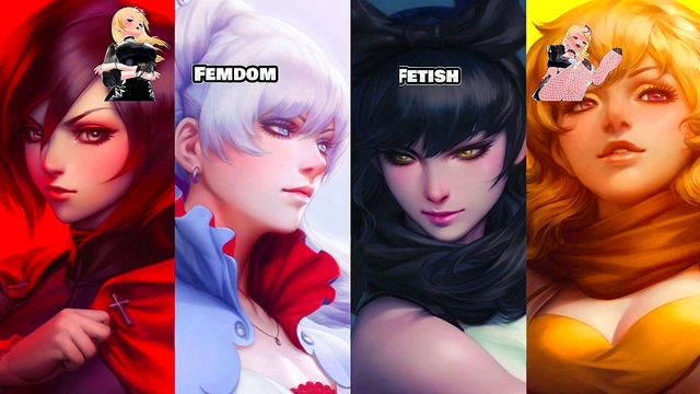 Ruby & Blake Train You in Seductive RWBY Hentai JOI Session With Fetish Twists