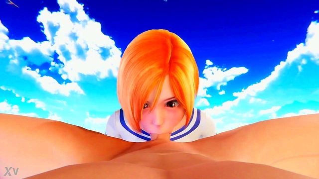Horny Nami Gives Mind-Blowing POV blowjob In HOT Hentai Scene