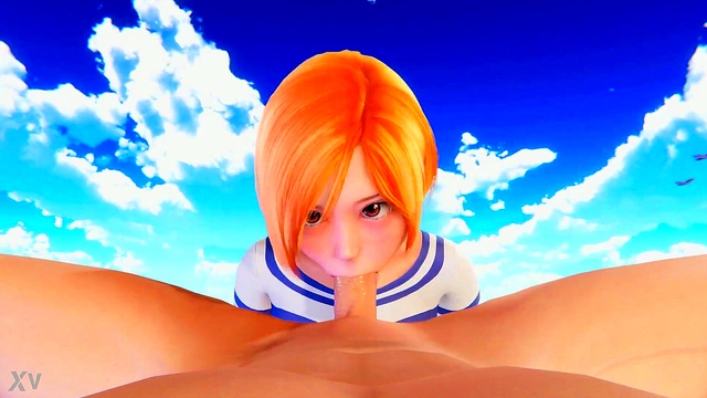 Horny Nami Gives Mind-Blowing POV blowjob In HOT Hentai Scene