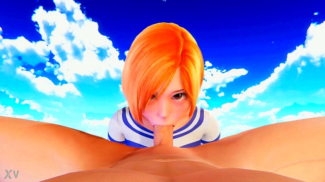 Horny Nami Gives Mind-Blowing POV blowjob In HOT Hentai Scene