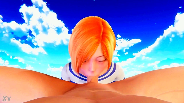 Horny Nami Gives Mind-Blowing POV blowjob In HOT Hentai Scene