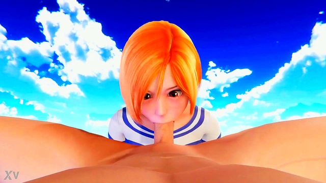 Horny Nami Gives Mind-Blowing POV blowjob In HOT Hentai Scene