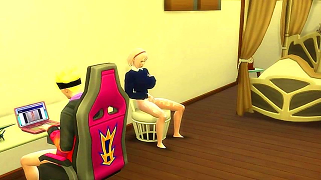 Sakura Joins Boruto & Sarada for Animated Hentai Threesome Fun