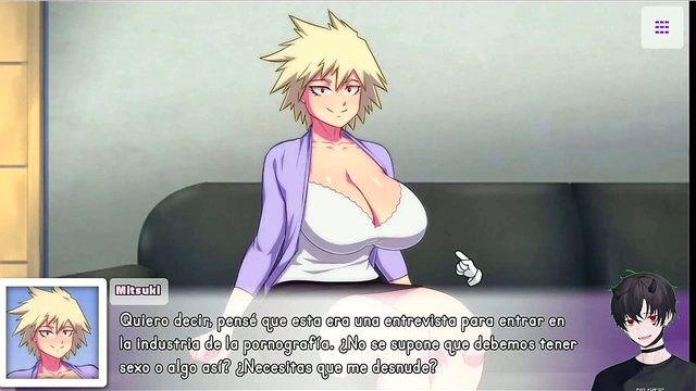 Cute Waifu Hub Anime Chick Gets VR Action In Ero BokuNoHero Scene