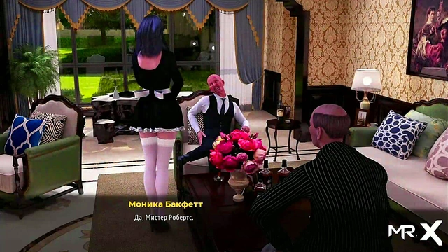 Horny Business Lady Gets Creampie in Kitchen During Steamy 3D Anime Session