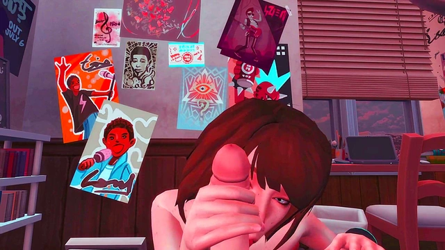 Perverted Futanari Chloe Seduces Max for Hard Anal Sex & FaceFuck