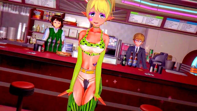 Elise Bubbles Pops for Group Hentai Fun – Dancing Elf-Girl 18+ Uncensored