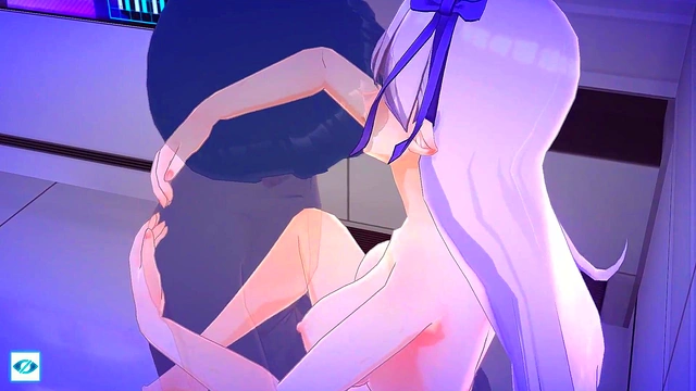 Yoon from Shangri-La Drive Sucks Dick Standing Up for Juicy Hentai Fun