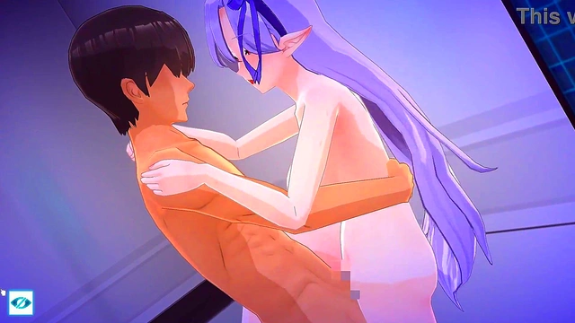 Yoon from Shangri-La Drive Sucks Dick Standing Up for Juicy Hentai Fun