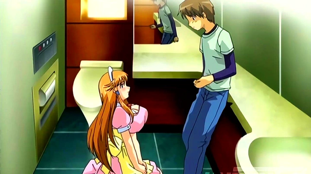 StepBrother Touches Stepsister's Wet Panties for Public Orgasm on Train