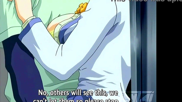 StepBrother Touches Stepsister's Wet Panties for Public Orgasm on Train