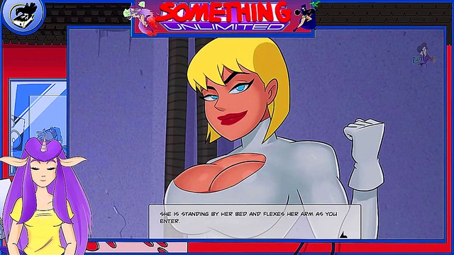 Hot Blonde & Redhead Powergirls Take Big Boobs Action in Anime Justice League Hentai