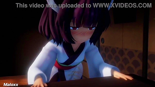 3D Anime Priestess Trains Hard With Hot Hentai Action