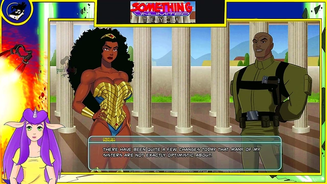 Hot Wonder Woman Clone Gets Fucked By Muscles In Sexy ASMR Hentai Scene