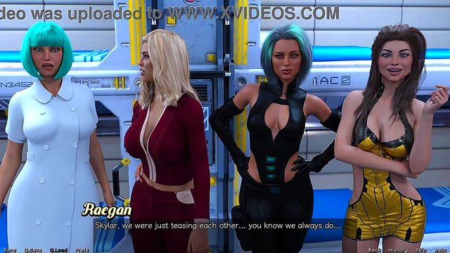 Milf vs Teen Battle for Pleasure in Stranded 3D Hentai Space Adventure