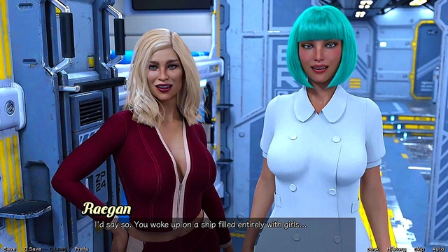 Milf vs Teen Battle for Pleasure in Stranded 3D Hentai Space Adventure
