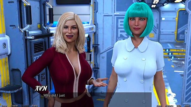 Milf vs Teen Battle for Pleasure in Stranded 3D Hentai Space Adventure