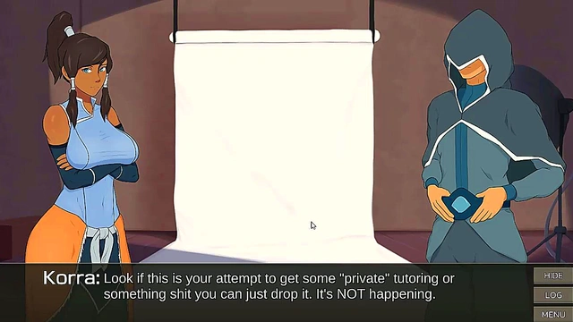 Busty Hentai Babe Cums Hard in Animated Erogame Adventure