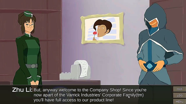 Busty Hentai Babe Cums Hard in Animated Erogame Adventure