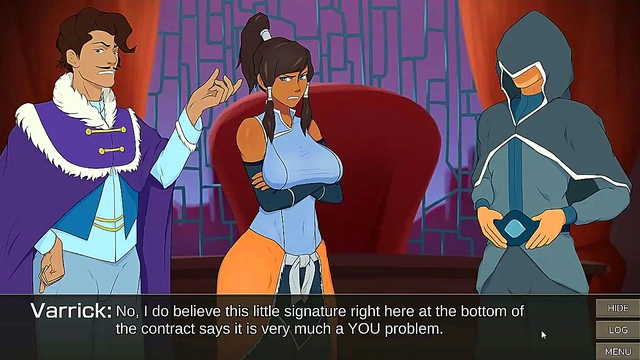 Busty Hentai Babe Cums Hard in Animated Erogame Adventure