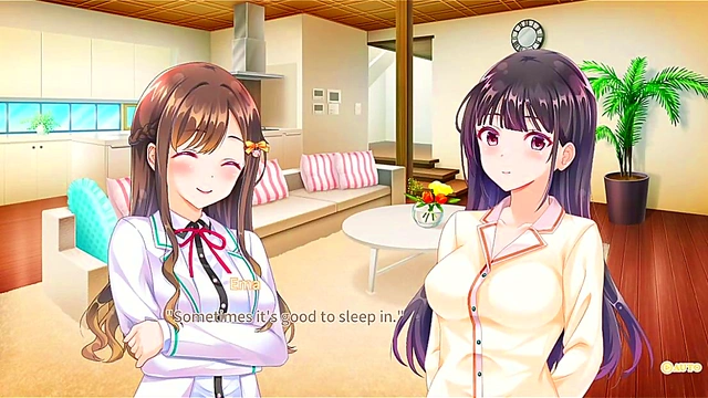 Sweet Fantasy – New Anime Couple’s Tender Kiss Leads to Passionate Night