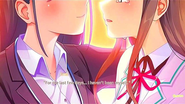 Sweet Fantasy – New Anime Couple’s Tender Kiss Leads to Passionate Night