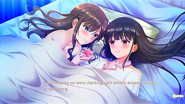 Sweet Fantasy – New Anime Couple’s Tender Kiss Leads to Passionate Night