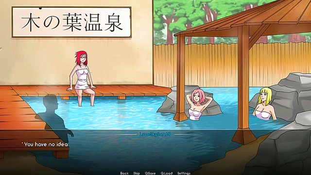 Sexy Naked Ninja Babes Seduce Trainers in 3D Anime Adventure