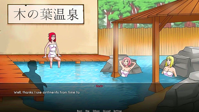 Sexy Naked Ninja Babes Seduce Trainers in 3D Anime Adventure