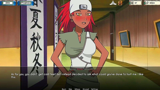 Sexy Naked Ninja Babes Seduce Trainers in 3D Anime Adventure
