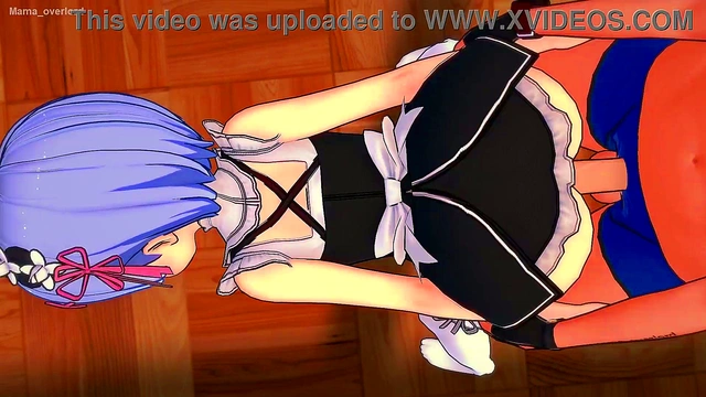 Rem Maid Works Hard ForSTEAMY Sex In Japanese Anime Adventure