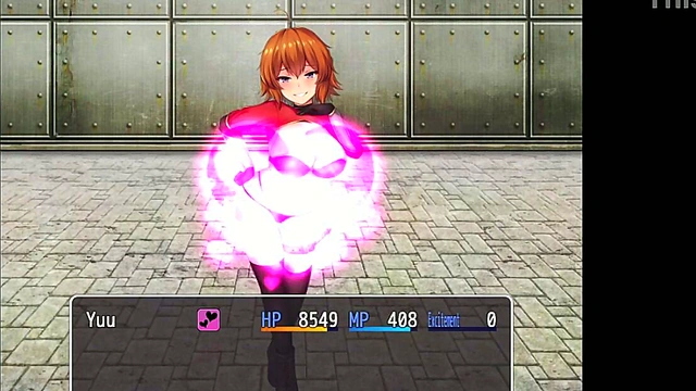 Naughty Orange-Haired Girl Steps On Hero's Cock For Footjob Fun