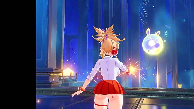 Yoimiya from Genshin Impact Gets Naughty in Hentai Game Mod