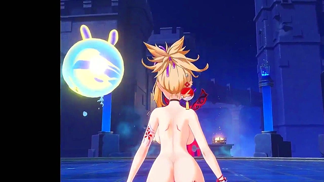 Yoimiya from Genshin Impact Gets Naughty in Hentai Game Mod