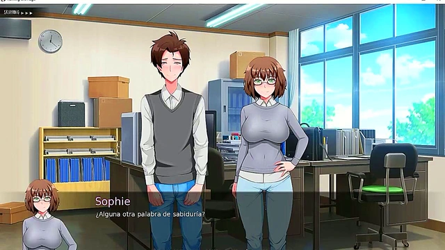 Horny MILF Teacher Gets Fucked By Student With Big Cock In Anime Action