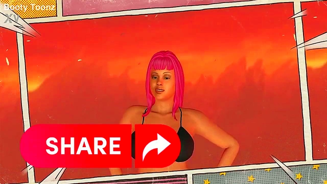 Big Booty Transformation – Busty Anime Chick Gets Remixed In 3D Hentai Action